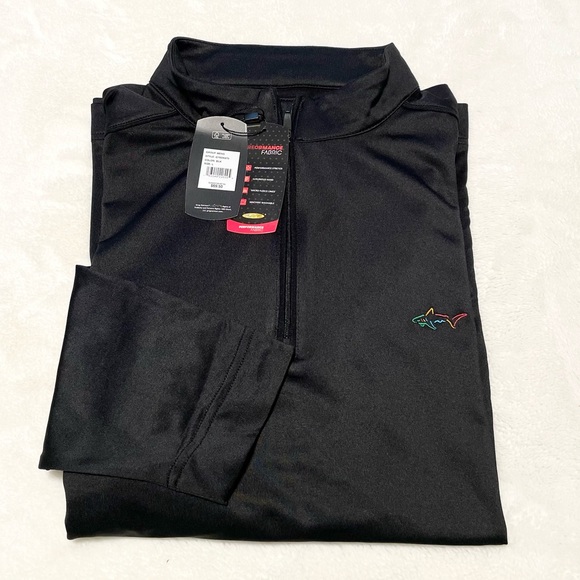 NWT Greg Norman Golf Performance 1/4-Zip Mock Pullover - Picture 2 of 11